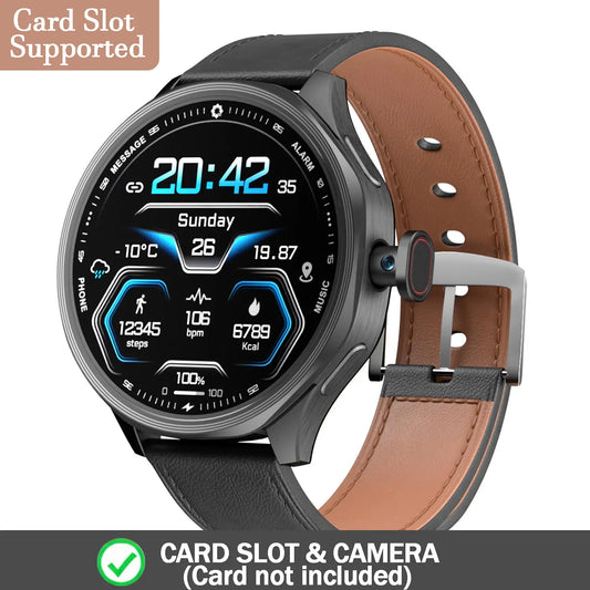 W&O 2026 Fashion Smart Watch, 1.73'' AMOLED Large Screen 3GB+32GB Smartwatch for Men Women with Rotating Camera Wifi GPS, 800Mah Fitness Activity Tracker Watch