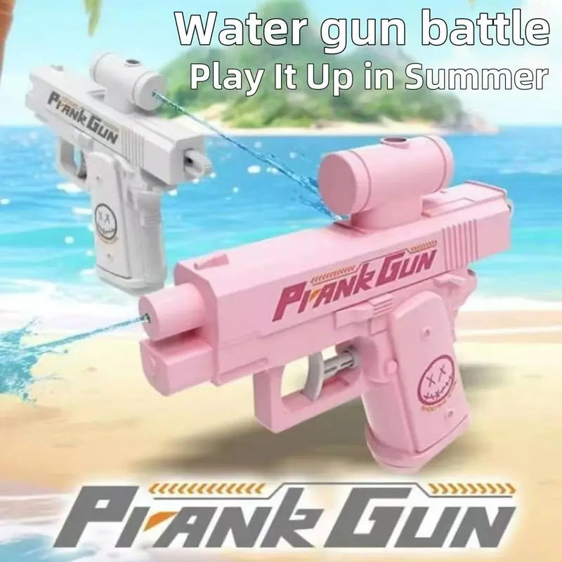 Double-Sided Prank Water Gun | Two-Way Reverse Spray Automatic Water Blaster | Large-Capacity Outdoor Water Cannon for Pool & Beach Summer Games